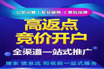 竞价开户推广策略案例分析